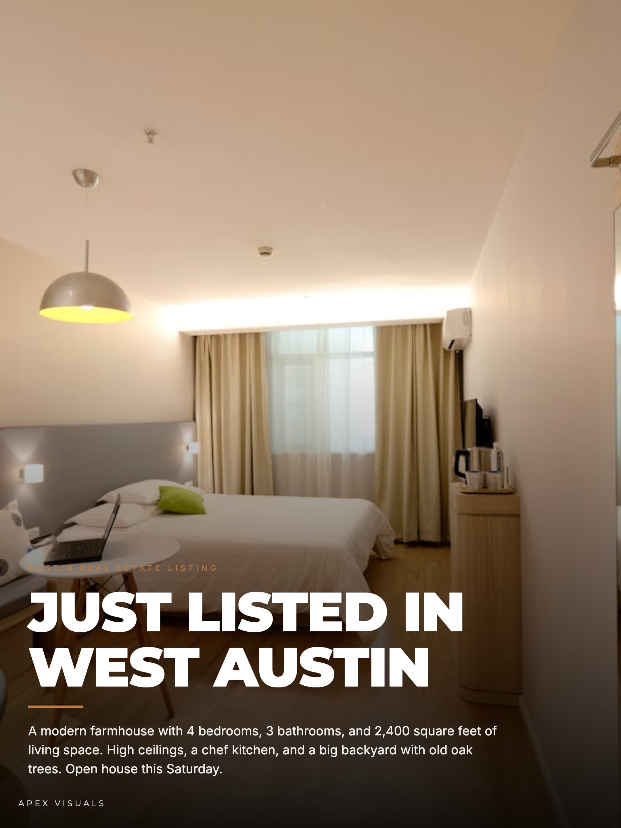 Gridshot real estate photography social content sample
